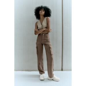 Zara Relaxed Fit Cargo Pants